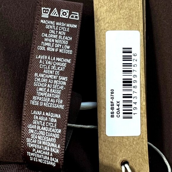 SKIMS All-In-One Mock Neck Sleeveless Jumpsuit Cocoa 4X - Picture 9 of 11